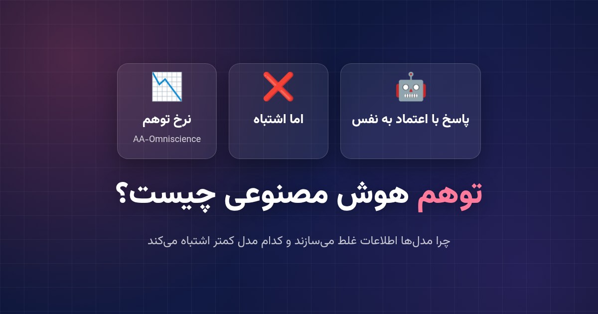 توهم هوش مصنوعی (Hallucination) چیست و کدام مدل کمتر اشتباه می‌کند؟